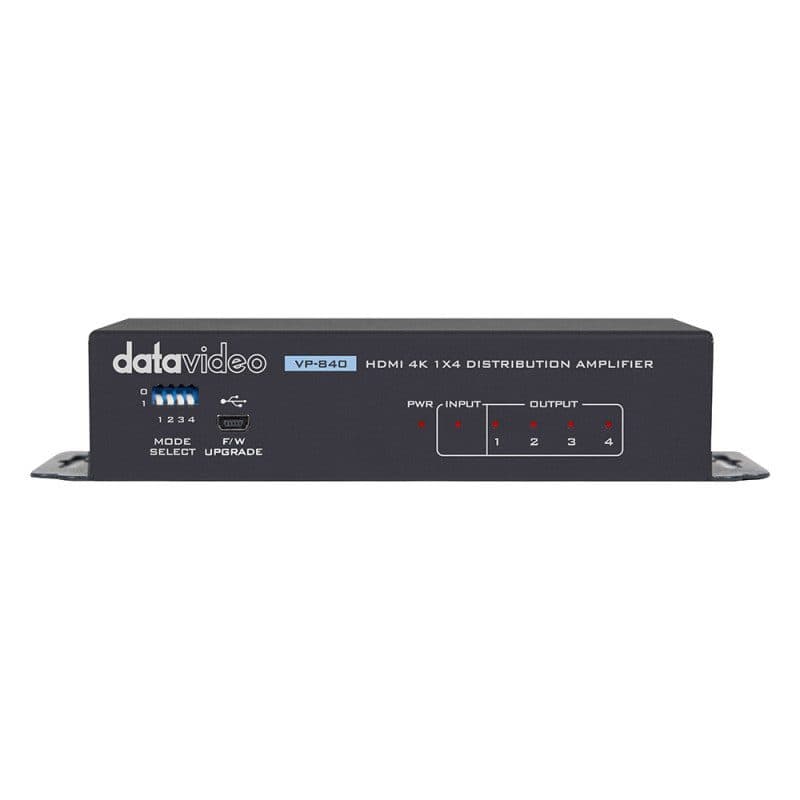 Splitter HDMI 1 ingresso 4 uscite 4K60 HDR 18Gbps - DATAVIDEO VP-840 DTV-2200-0840