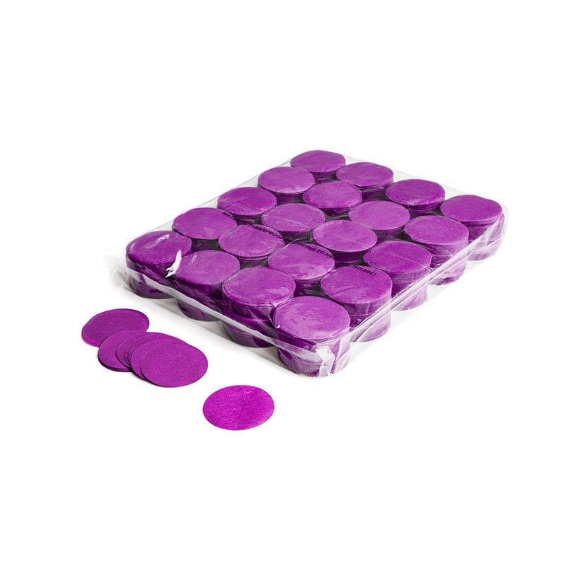 Coriandoli slowfall rotondi viola in carta Ø55mm - THE CONFETTI MAKER EFX-CON02PR