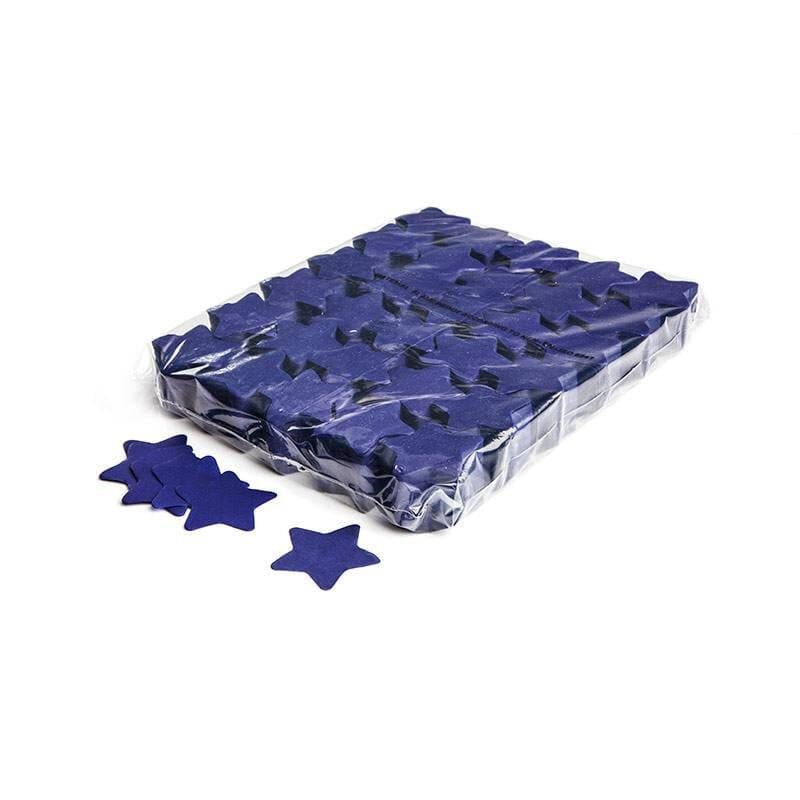 Coriandoli stella a caduta lenta blu scuro carta Ø55mm - THE CONFETTI MAKER EFX-CON03DB