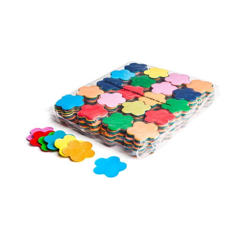 Coriandoli a caduta lenta fiori carta multicolor Ø55mm - THE CONFETTI MAKER EFX-CON06MC