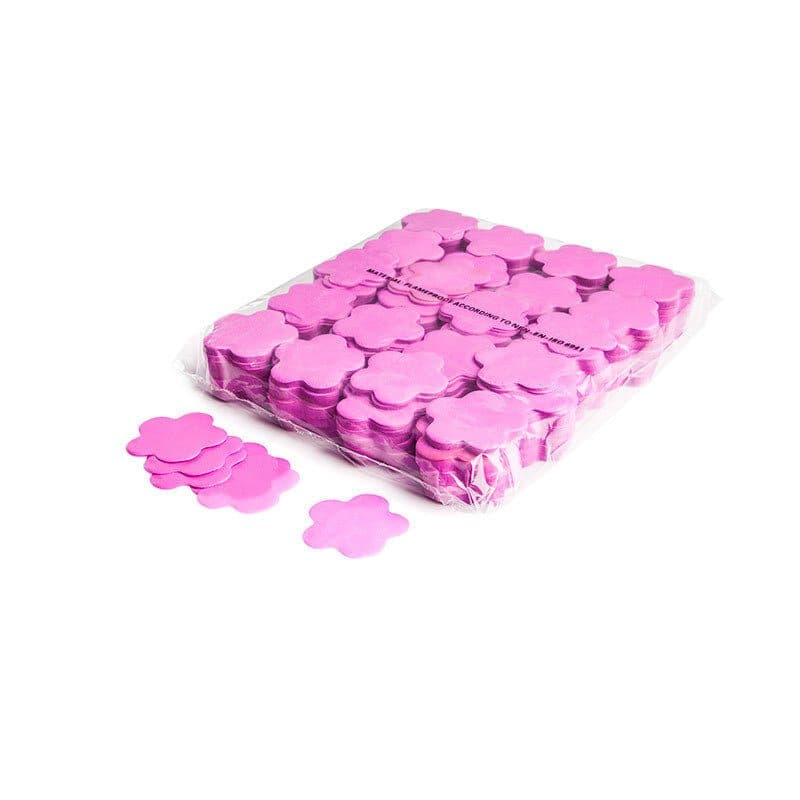 Coriandoli a caduta lenta fiori carta rosa Ø55mm - THE CONFETTI MAKER EFX-CON06PK
