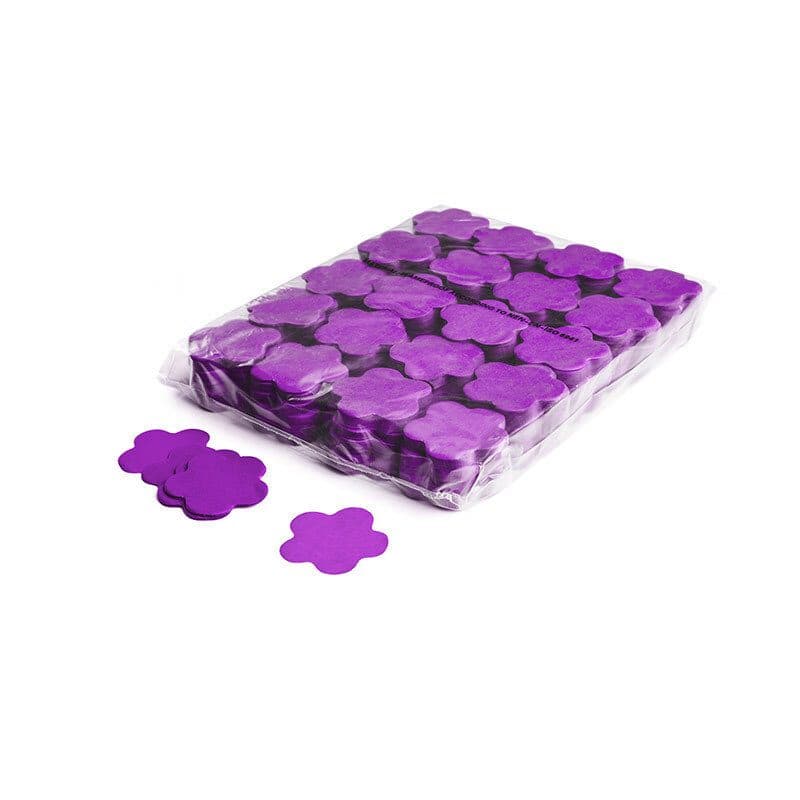 Coriandoli a caduta lenta fiori carta viola Ø55mm - THE CONFETTI MAKER EFX-CON06PR
