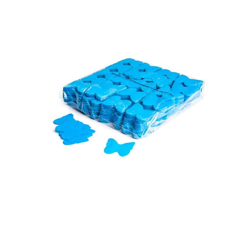 Coriandoli farfalla slowfall azzurro Ø55 mm carta - THE CONFETTI MAKER EFX-CON07LB