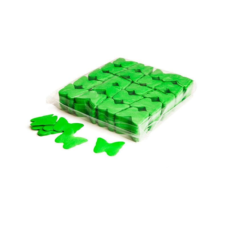 Coriandoli farfalla slowfall verde chiaro Ø55 mm carta - THE CONFETTI MAKER EFX-CON07LG