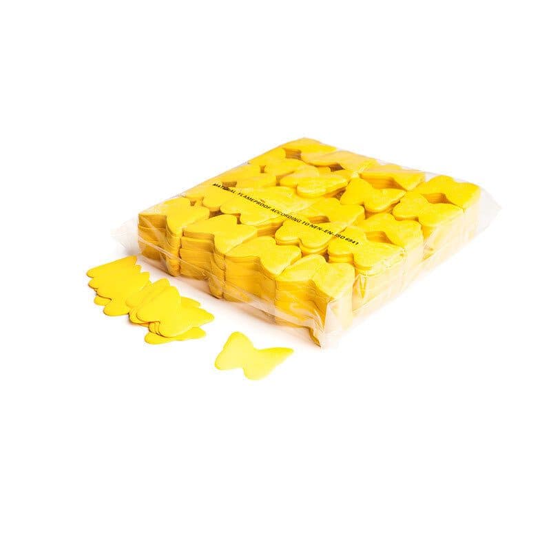 Coriandoli farfalla slowfall giallo Ø55 mm carta - THE CONFETTI MAKER EFX-CON07YL