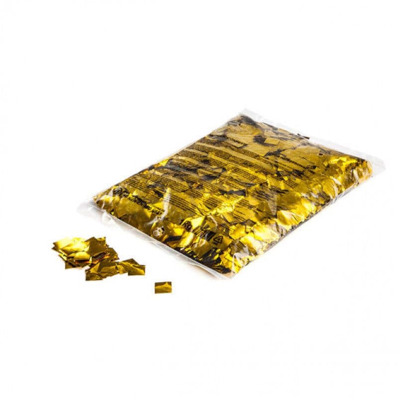 Coriandoli quadrati metallizzati oro a caduta lenta 17x17 mm - THE CONFETTI MAKER EFX-CON11GL