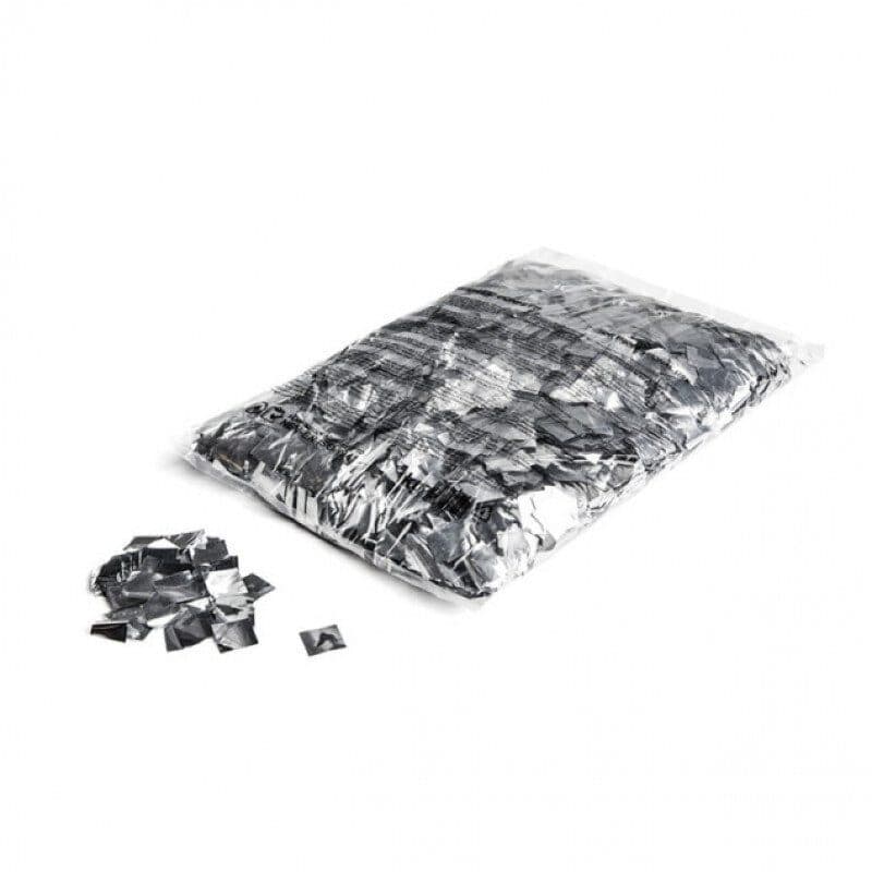 Coriandoli quadrati metallizzati argento a caduta lenta 17x17 mm - THE CONFETTI MAKER EFX-CON11SL