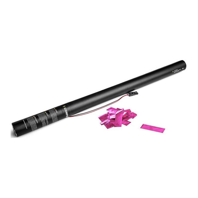 Tubo elettrico 80cm coriandoli metallizzati rosa - THE CONFETTI MAKER EFX-ECC06PK
