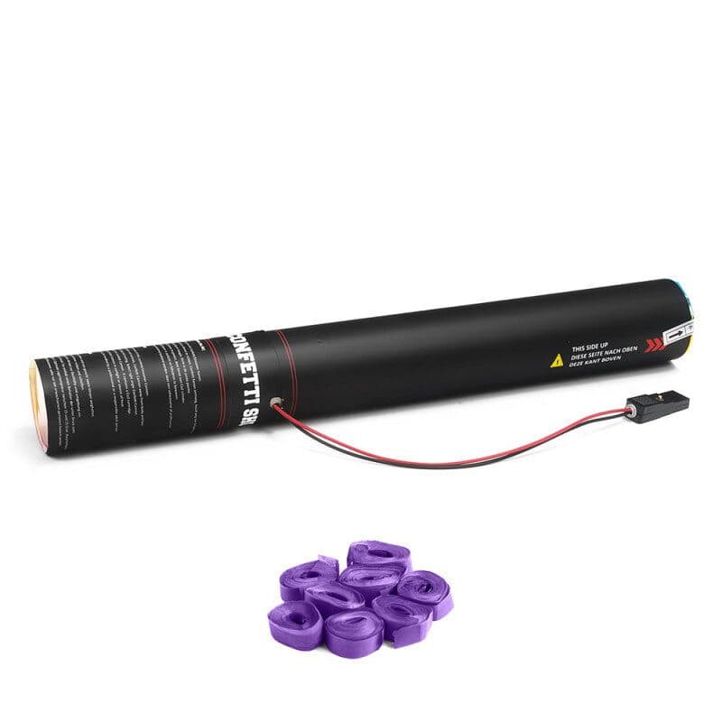 Cannone elettrico 50 cm stelle filanti viola - THE CONFETTI MAKER EFX-ESC01PR