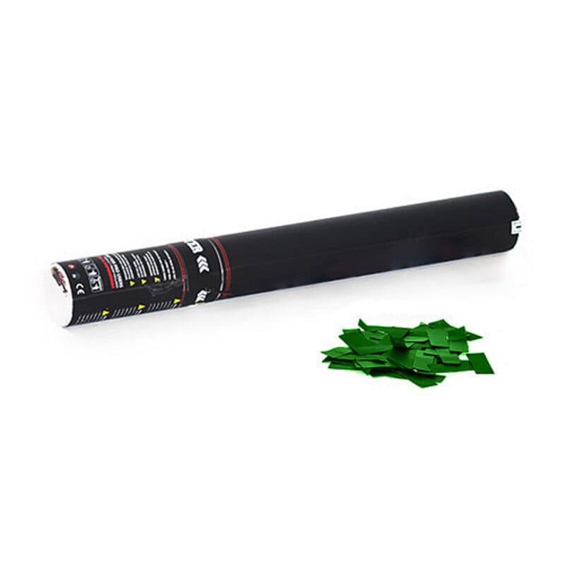 Cannone manuale coriandoli 50cm verde scuro carta - THE CONFETTI MAKER EFX-HCC04DG