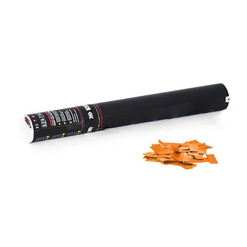 Cannone coriandoli manuale 50 cm arancio carta - THE CONFETTI MAKER EFX-HCC04OR