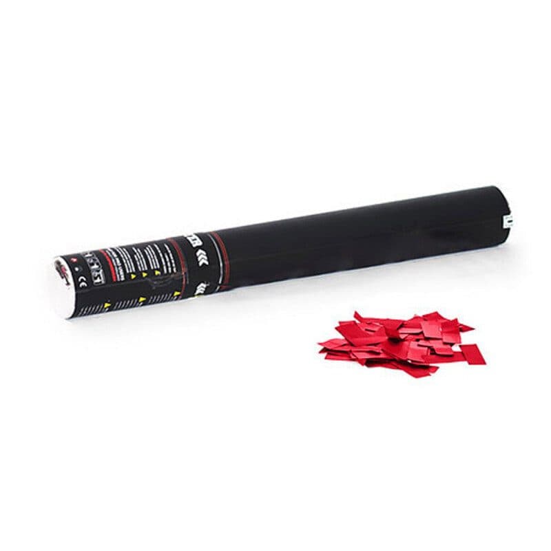 Cannone coriandoli manuale 50 cm rosso carta - THE CONFETTI MAKER EFX-HCC04RD