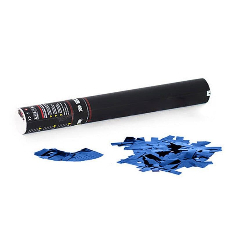 Cannone manuale coriandoli 50cm blu metallizzati - THE CONFETTI MAKER EFX-HCC05DB