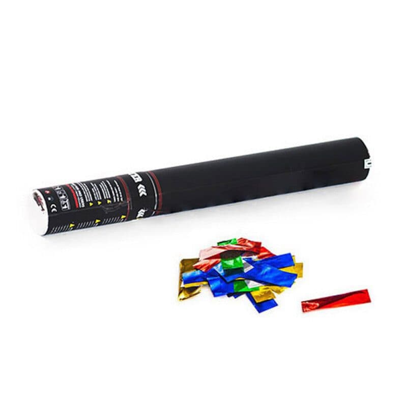 Cannone manuale coriandoli 50cm multicolor metallizzati - THE CONFETTI MAKER EFX-HCC05MC