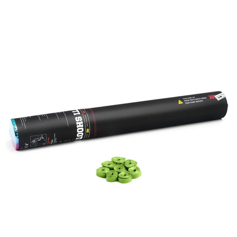 Cannone manuale stelle filanti 50 cm verde chiaro - THE CONFETTI MAKER EFX-HSC03LG