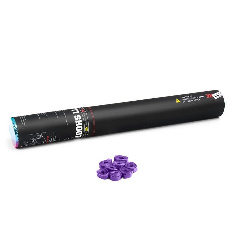 Cannone manuale stelle filanti 50 cm viola - THE CONFETTI MAKER EFX-HSC03PR