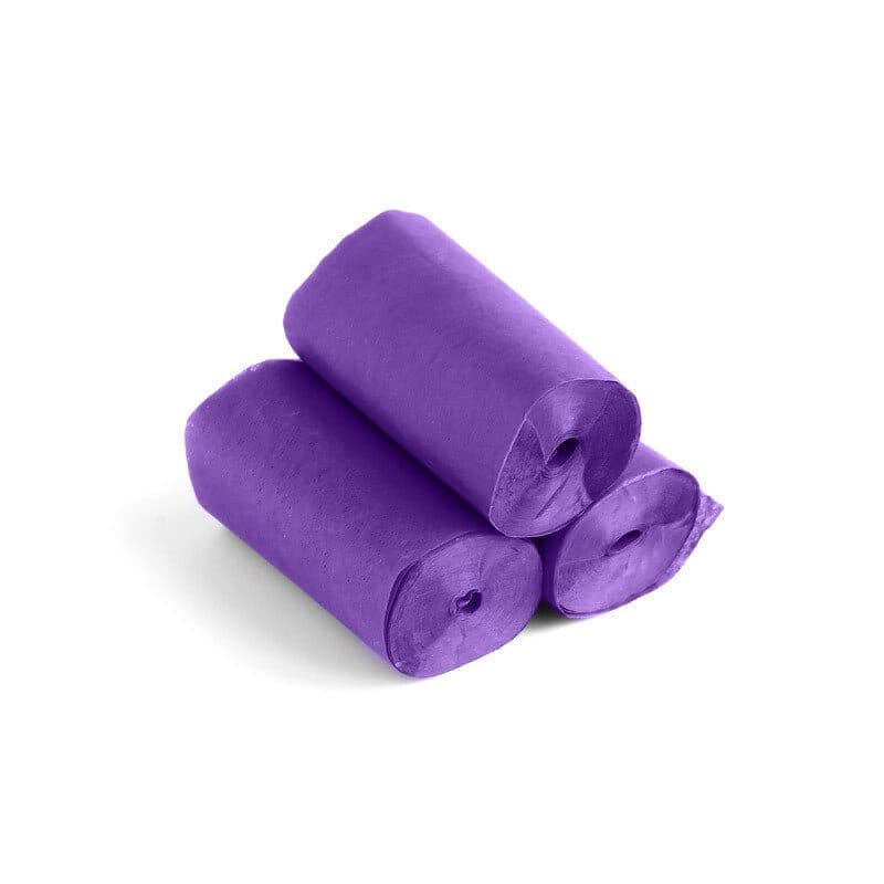 Stelle filanti stadium 20m x 5 cm viola, carta biodegradabile - THE CONFETTI MAKER EFX-STR04PR