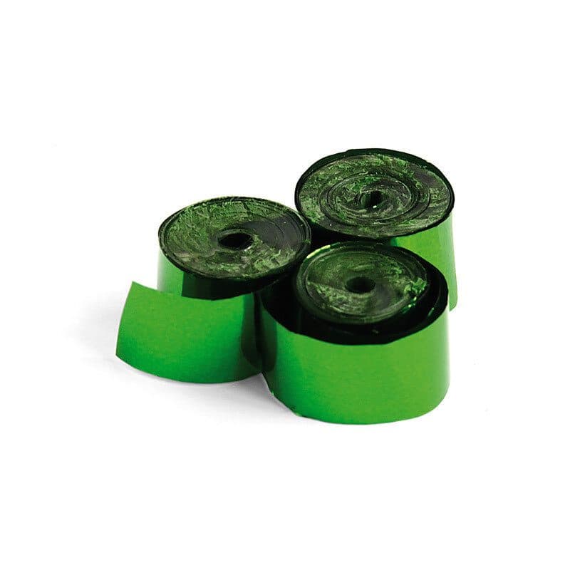 Stelle filanti metallizzate verdi 5m x 0,85cm - THE CONFETTI MAKER EFX-STR05DG