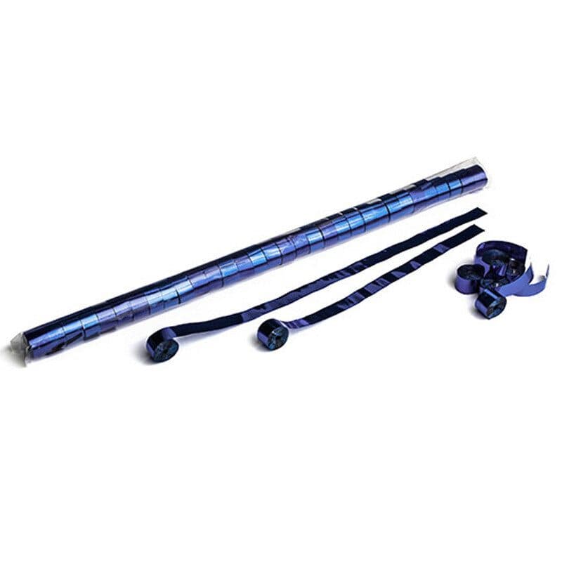 Stelle filanti metallizzate blu 10m x 1,5cm - THE CONFETTI MAKER EFX-STR06DB