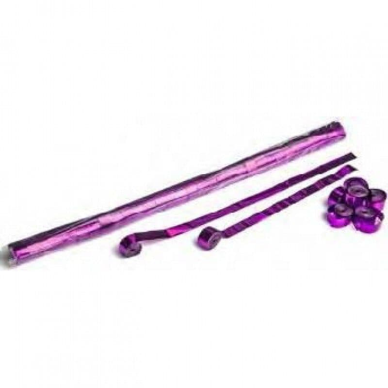 Stelle filanti metallizzate rosa 10m x 1,5 cm - THE CONFETTI MAKER EFX-STR06PK