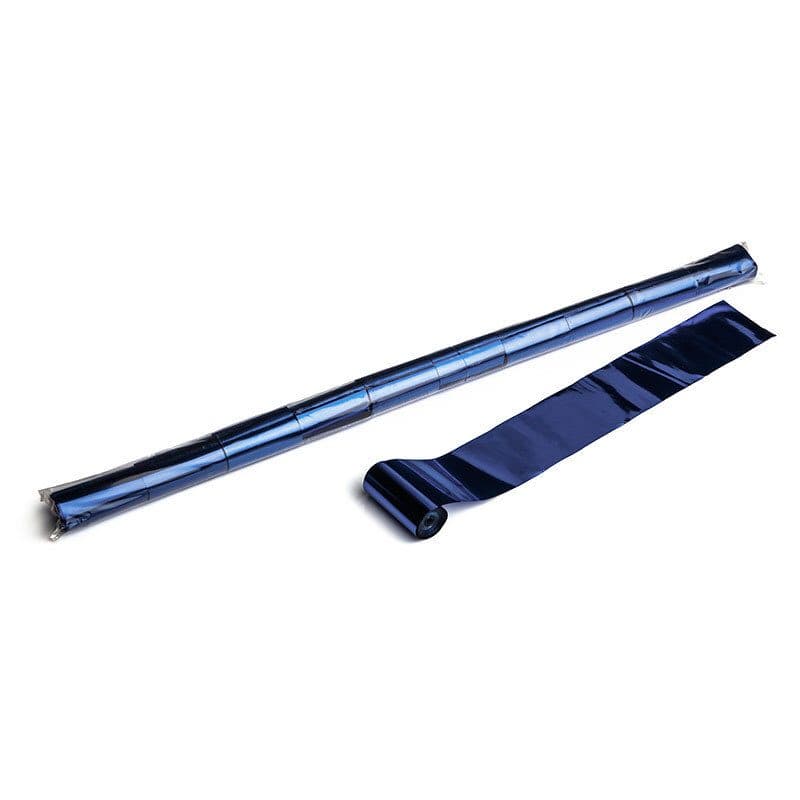 Stelle filanti metallizzate blu 10m x 5 cm - THE CONFETTI MAKER EFX-STR07DB