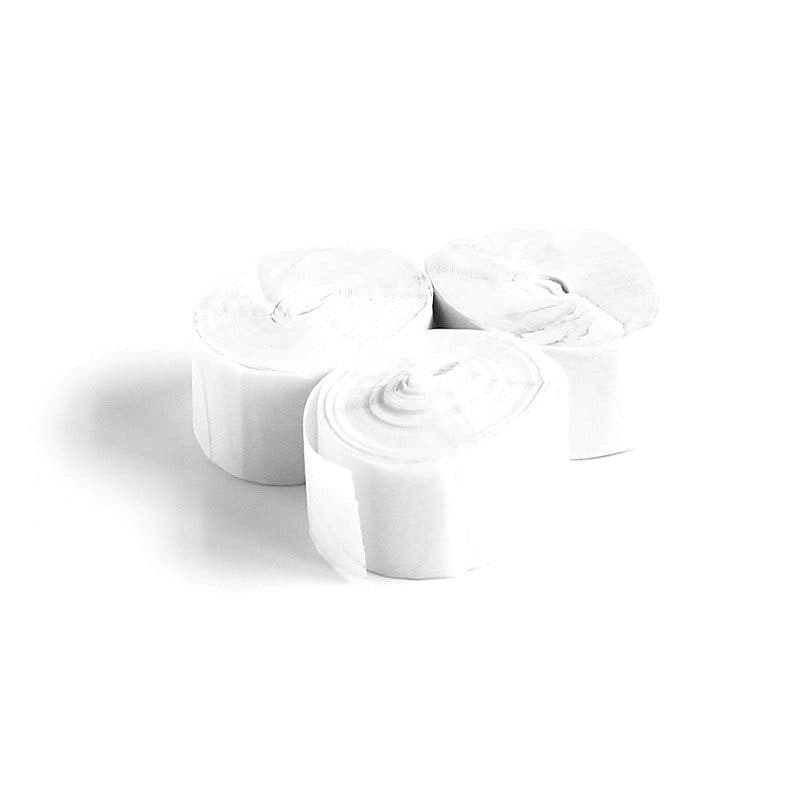 Stelle filanti bianche 10m x 2,5cm - THE CONFETTI MAKER EFX-STR10WH
