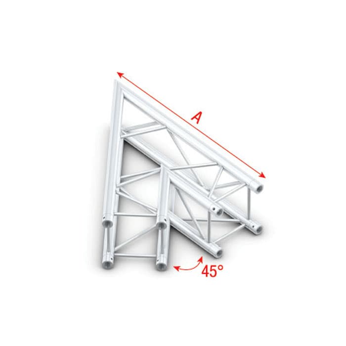 Corner F Truss - 45° Heavy Duty - Milos FQ30001HD