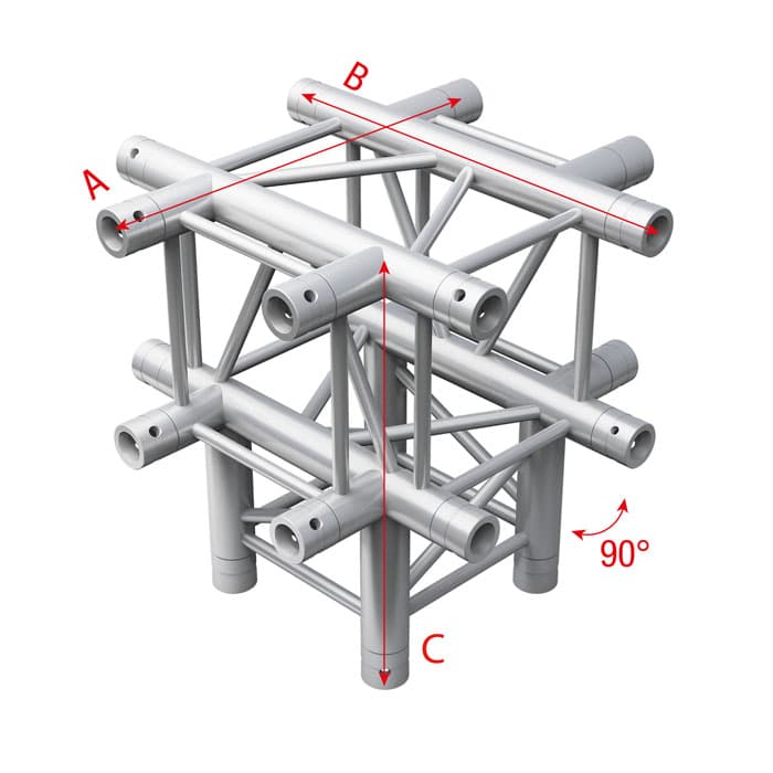 Truss Quadrato F - 50 cm - Milos FQ30065