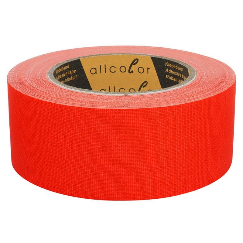 Nastro gaffer neon arancione fluo 50mm - ALLCOLOR GAF-649O