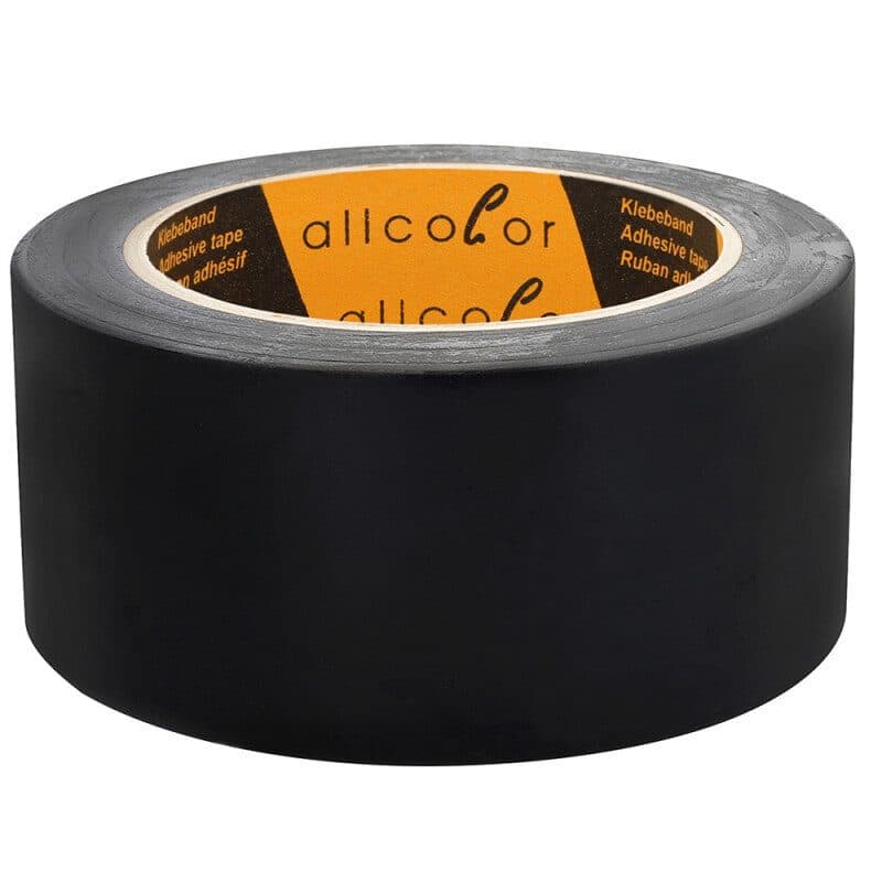 Nastro PVC pavimento danza nero 50mm 33m - ALLCOLOR GAF-670B