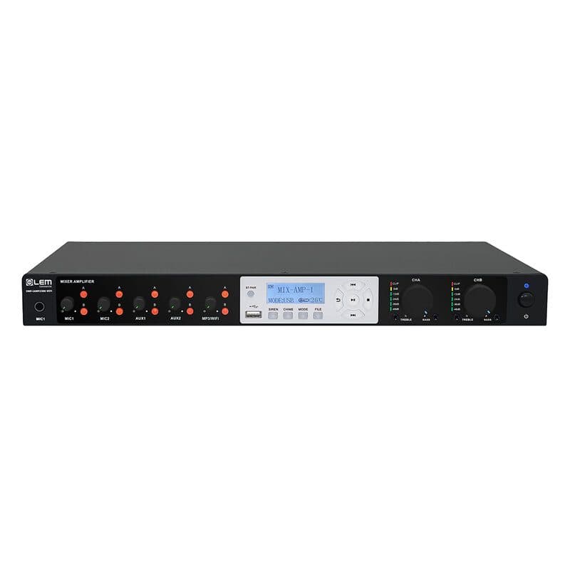 Mixer amplificatore 300W WiFi media player fanless - LEM COMMERCIAL GEN-DMF-IAMP2300