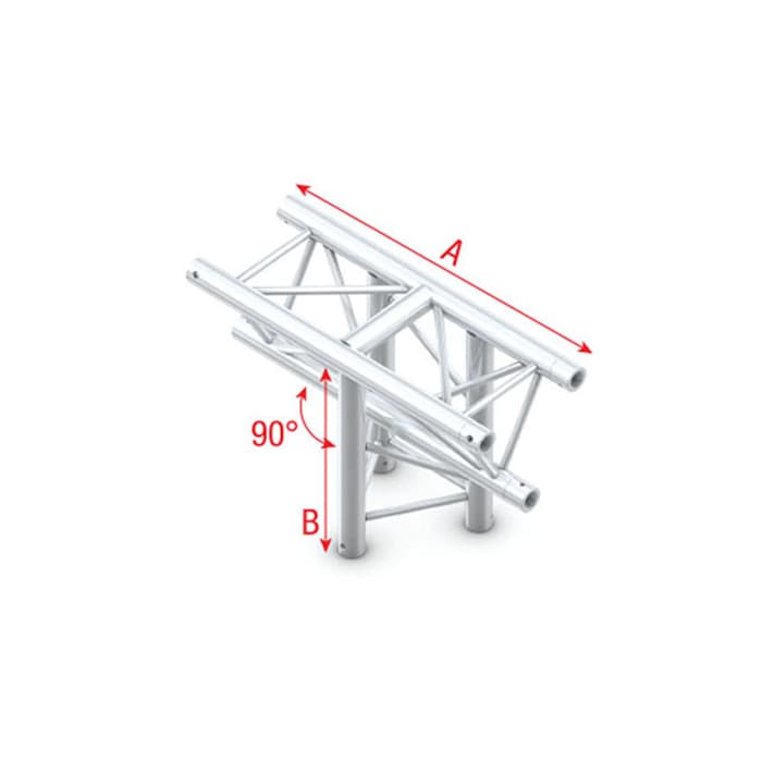 Triangle G Truss - T-Cross vertical - 3-way - 71 cm G - Milos GT30018