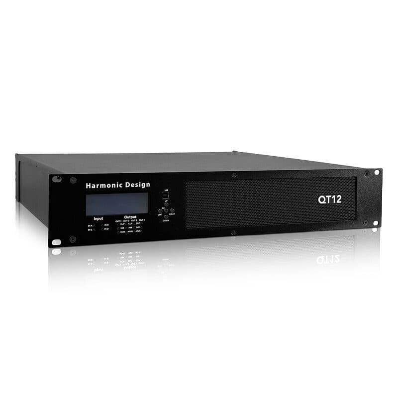 Amplificatore finale QT12 Classe-D 4x3000W 4Ω touring 2U - HARMONIC DESIGN HDE-5000