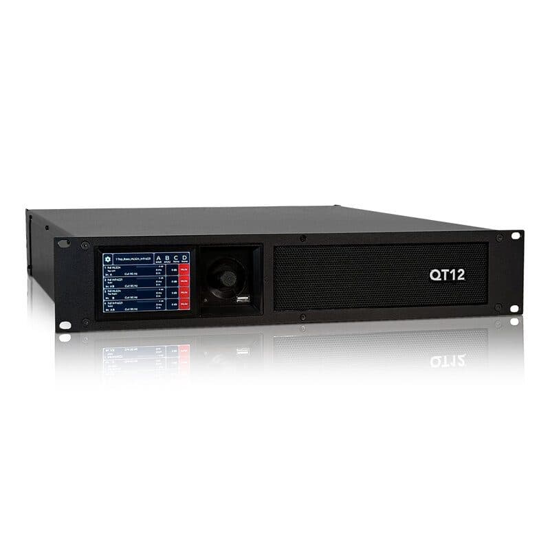 Amplificatore finale QT12-ETH Classe-D 4x3000W 4Ω Dante AES3 2U - HARMONIC DESIGN HDE-5005