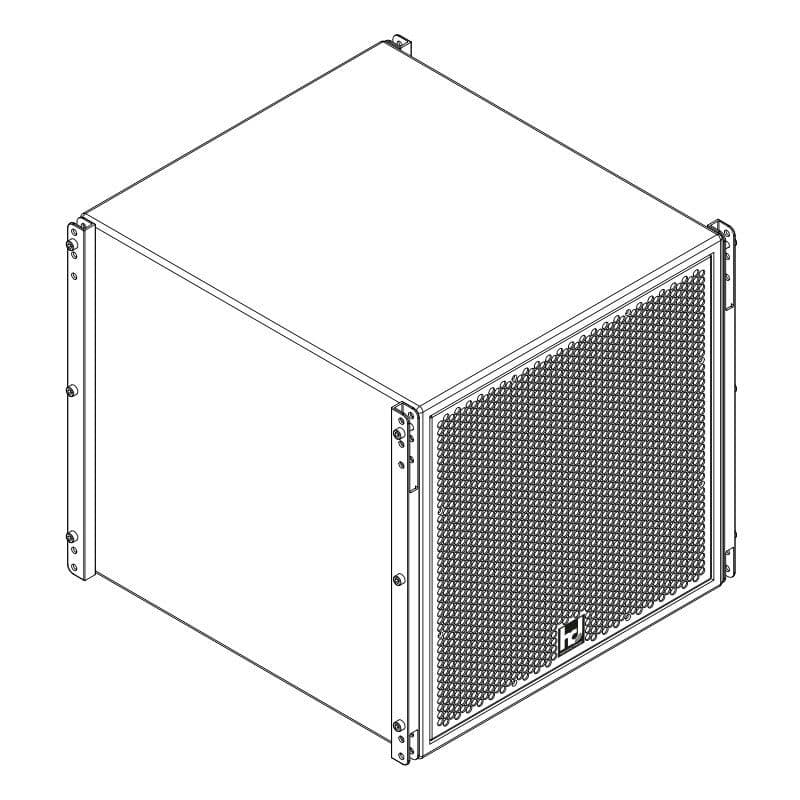 Subwoofer passivo bass-reflex 18" 1800W - HARMONIC DESIGN HDE-60026