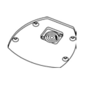 Piastra montaggio speakON NL4 serie C-/M-/ML-/PL - Harmonic Design HDE-900109