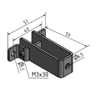 Set staffe da muro per hd Slim265 parete/soffitto - HARMONIC DESIGN HDE-900864