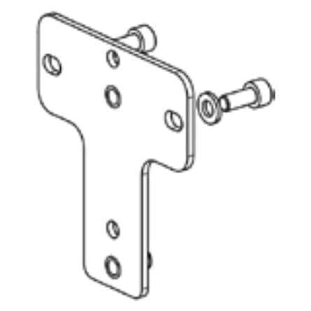 Piastra adattamento montaggio orizzontale hd 6CXN/8CXN bianco - HARMONIC DESIGN HDE-900869W