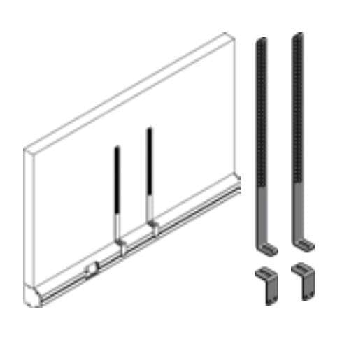 Staffa TV VESA regolabile per AudioBar - HARMONIC DESIGN HDE-900884
