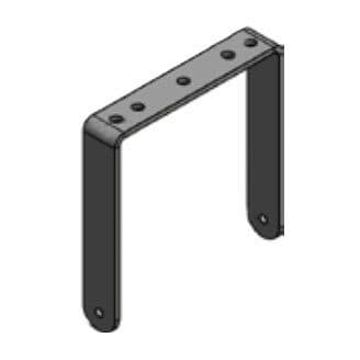 Staffa a U inclinabile per diffusore hd 10CXN - HARMONIC DESIGN HDE-908510