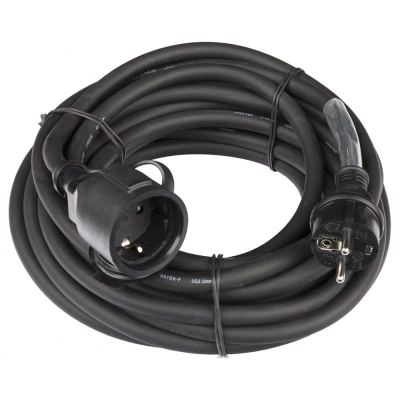 Cavo prolunga alimentazione Schuko 10m 3G2,5 IP44 - HILEC HIT-B01385