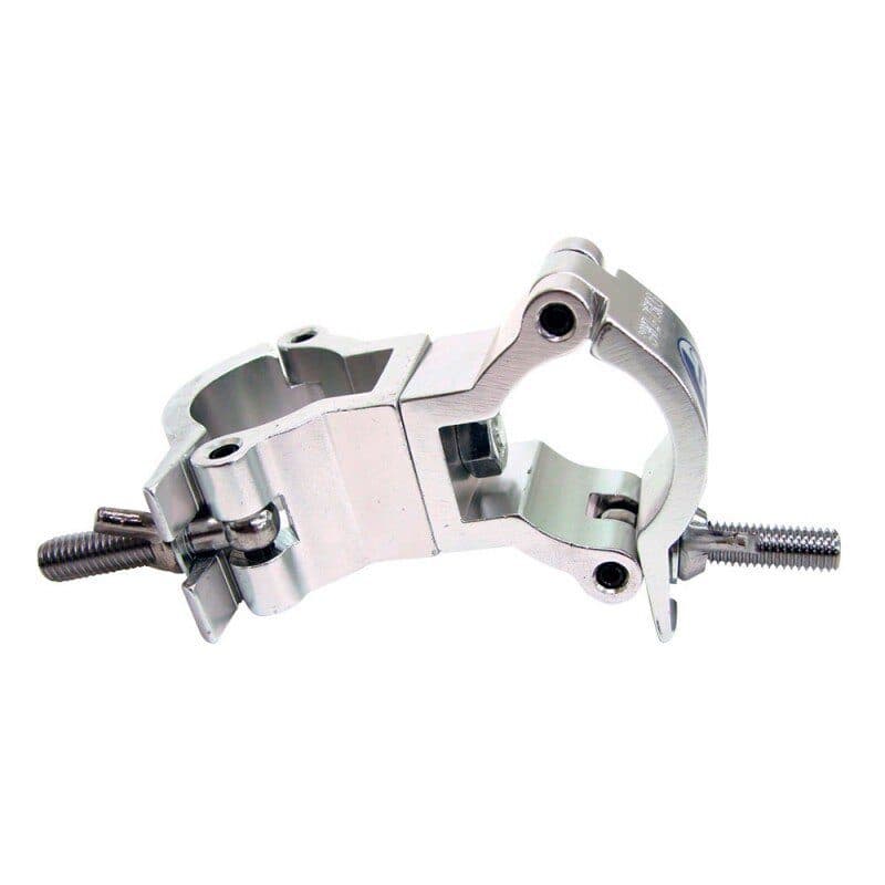 Morsetto girevole doppio fissaggio tubo 50 mm argento - CONTEST HIT-H10028