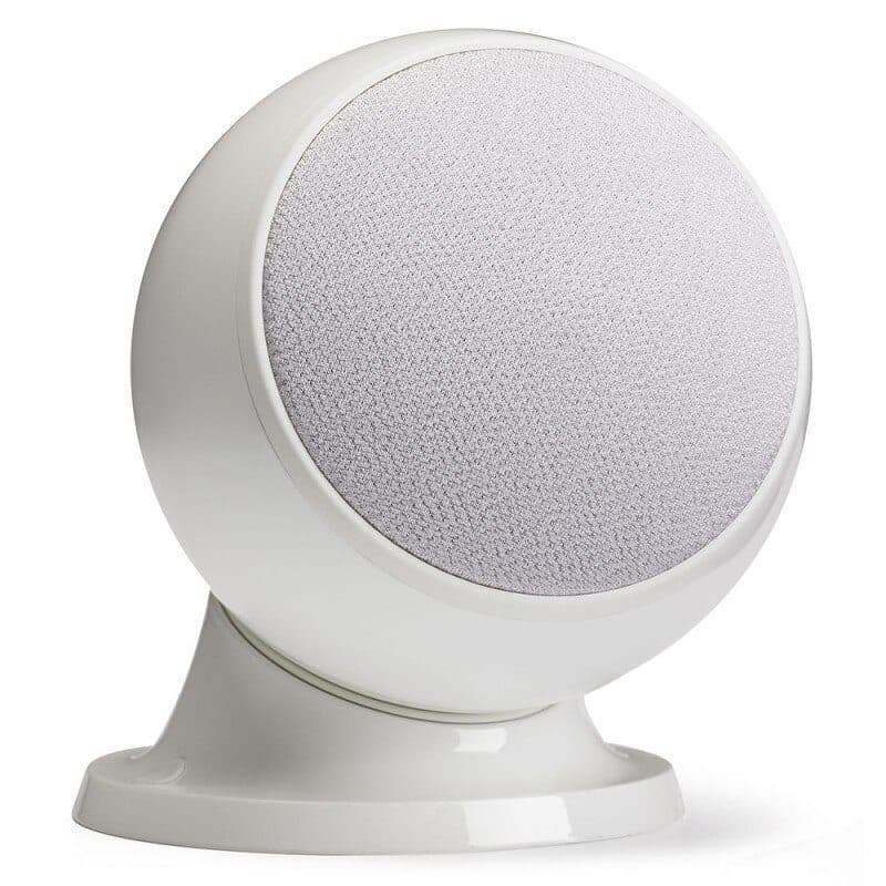 Satellite compatto bianco coassiale 2 vie base magnetizzata - AUDIOPHONY PA HIT-H10124