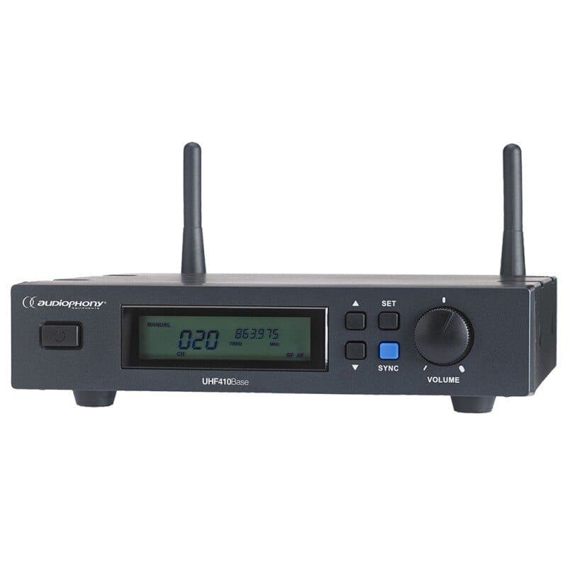 Ricevitore wireless UHF True Diversity UHF410-Base - AUDIOPHONY HIT-H10271