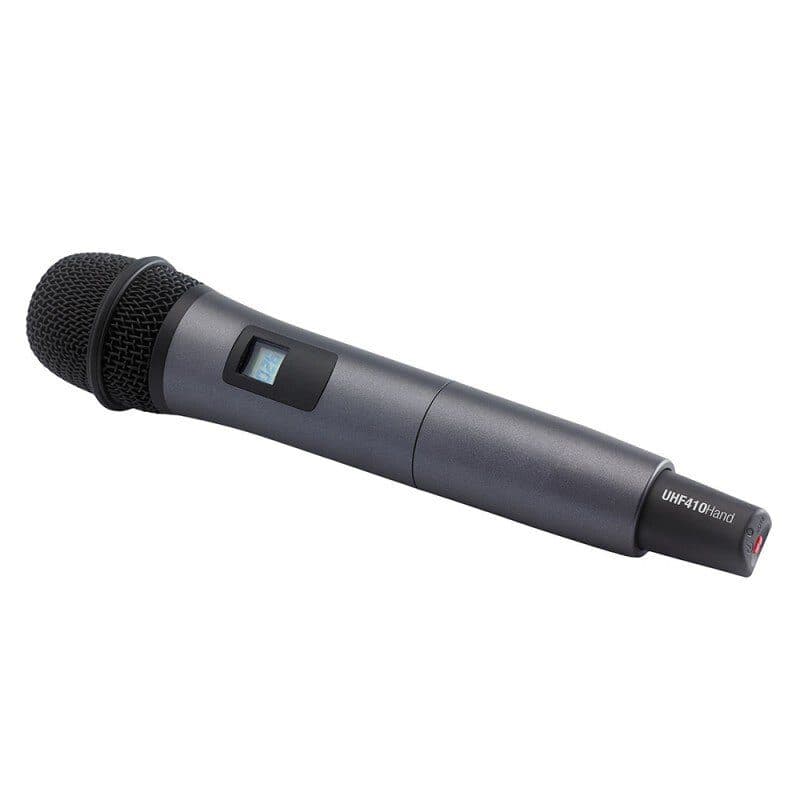 Radiomicrofono UHF palmare capsula electret UHF410-Hand - AUDIOPHONY HIT-H10272