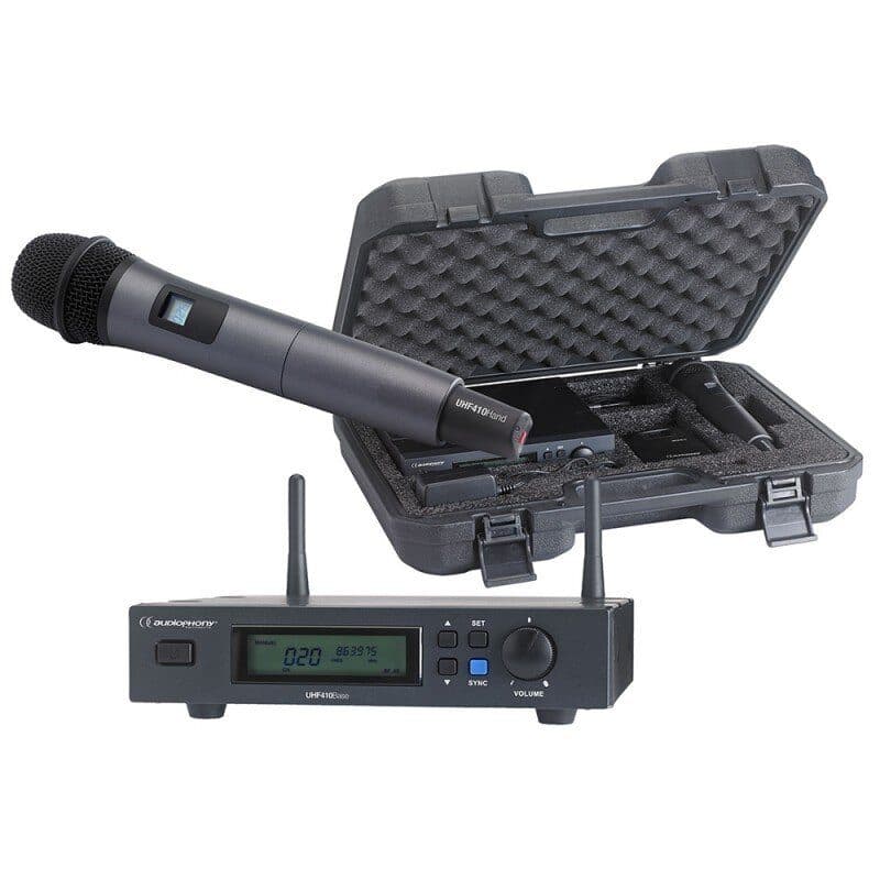 Radiomicrofono palmare UHF True Diversity 863-865MHz - Audiophony HIT-H10282
