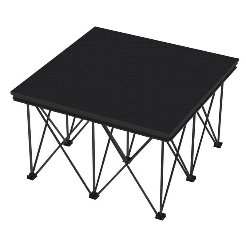 Piattaforma mobile 1x1m 500kg/m² nera senza gambe - CONTESTAGE HIT-H10395