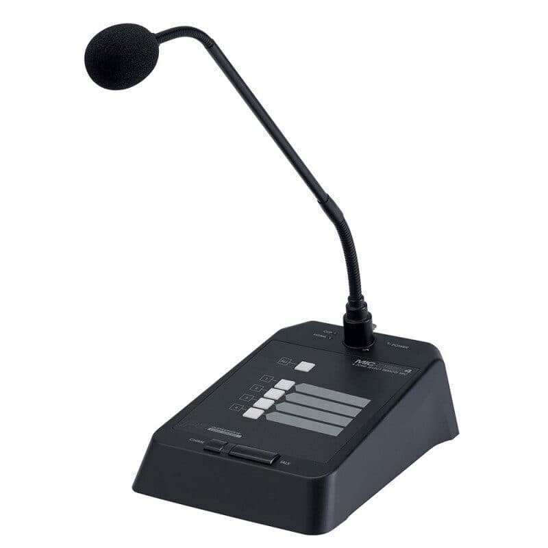 Postazione microfonica da tavolo 4 zone - AUDIOPHONY PA MIC-DESK4