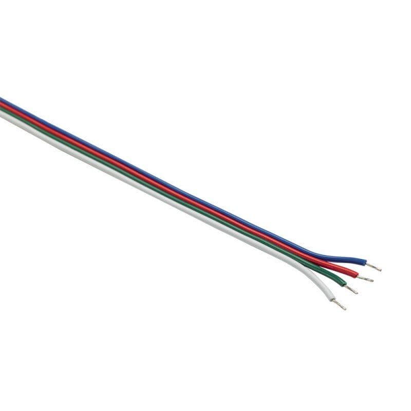 Cavo piatto 4 conduttori RGBW 0,326 mm² 10 m - Contest HIT-H10546
