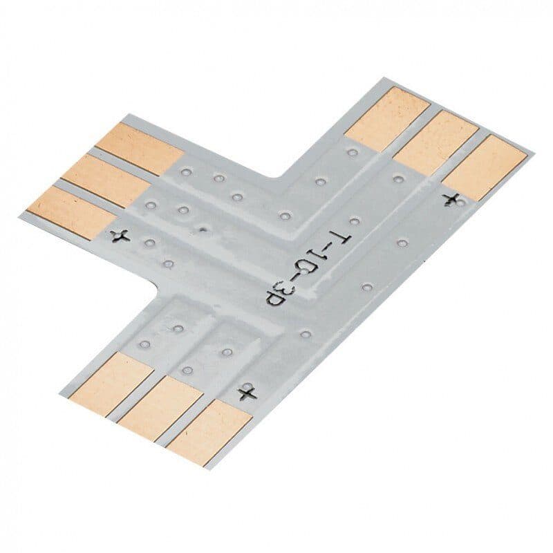 Connettore a T per nastro bicolore 10 mm - CONTEST HIT-H10552